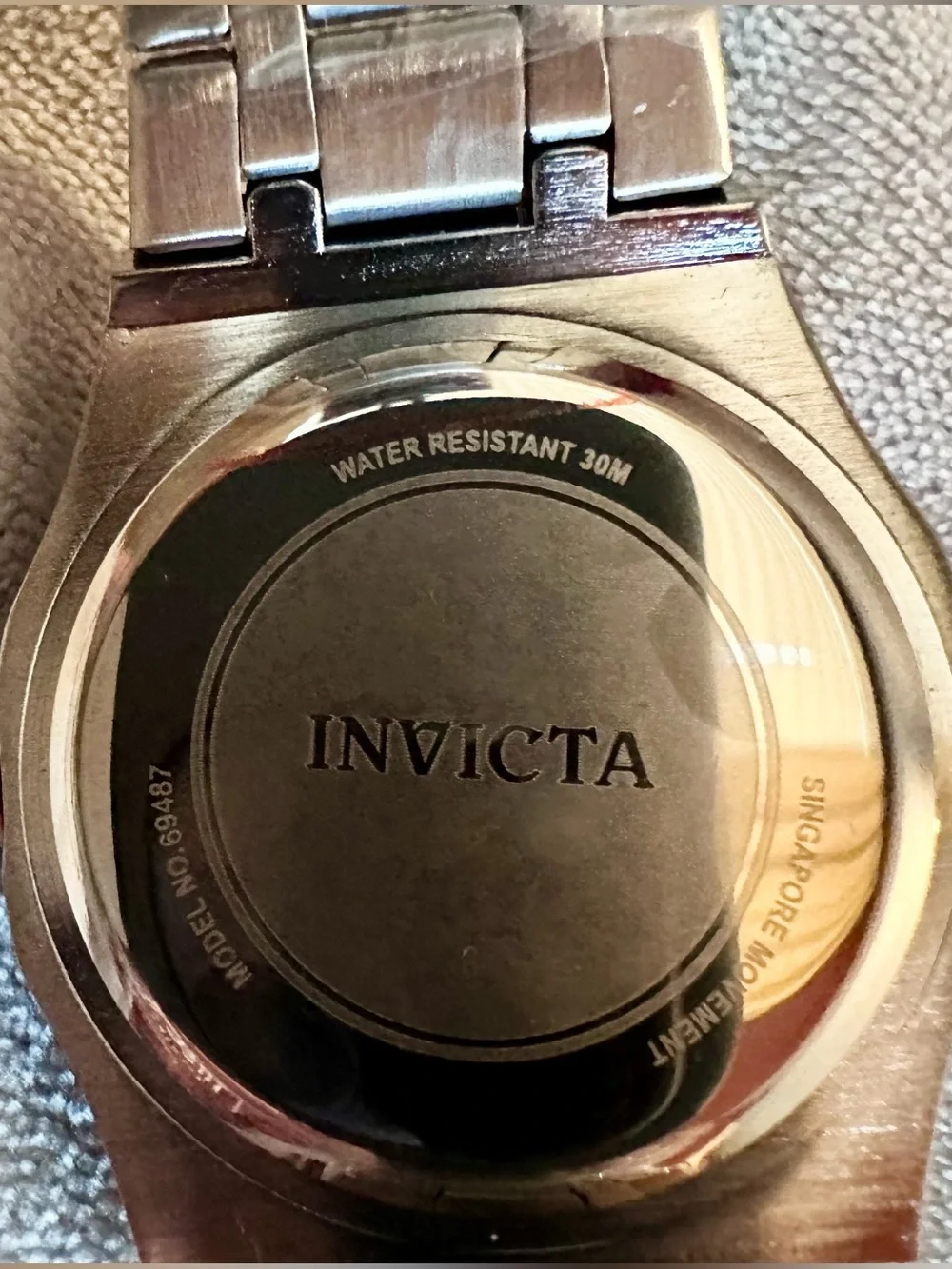 Invicta Speedway Rim 42mm Mechanical Skeleton Watch Stainless Steel NWT 69487